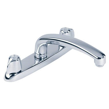#GER42-116 Gerber Classics™ Two Handle Kitchen Faucet Deck Plate Mounted Less Spray