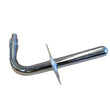 #STUBWP128CP-B Chrome plated Copper Stub Out with Removable Ajustable Flange