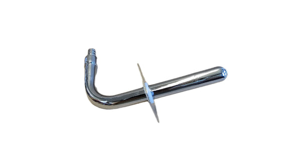#STUBWP128CP-B Chrome plated Copper Stub Out with Removable Ajustable Flange