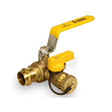 # 706R114 High Flow Drain Ball Valve 1-1/4" Press