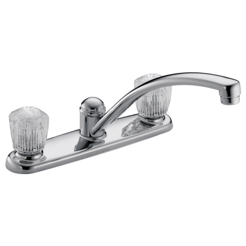 #DEL2102LF - Delta Two Handle Kitchen Faucet Less/spray