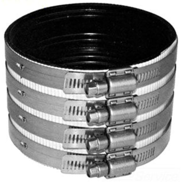 #HC9515 - 4"Heavy Duty 4-Band No Hub Coupling