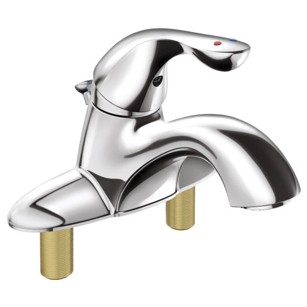 #DEL525LF-MPU - Delta Single Handle Centerset Bathroom Faucet with 1/2" IPS Shanks