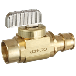 #HC9912LF - Dahl Wirsbo/Uponor Pex  1/4-Turn Mini Ball Valve