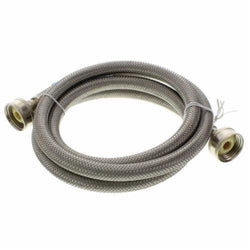 #HC7101-5 Fluidmaster Pair Stainless Steel High Efficiency Washing Machine Hose (CLON)