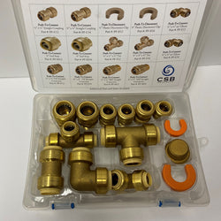 #PFKIT - Brass Push Fit Assortment