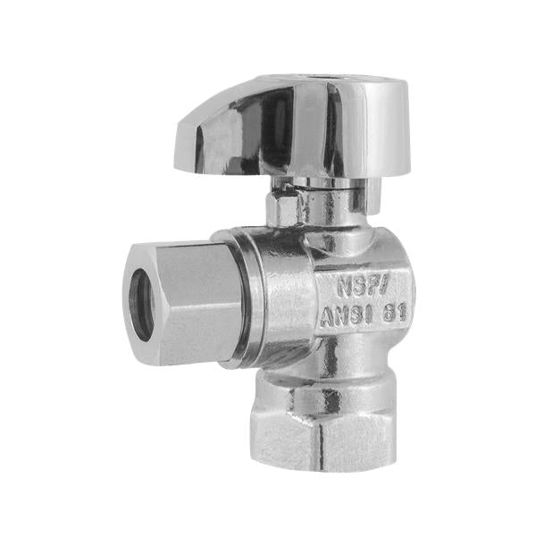 #26-1001LF - 3/8" FIP x 3/8" OD Angle 1/4 Turn Stop