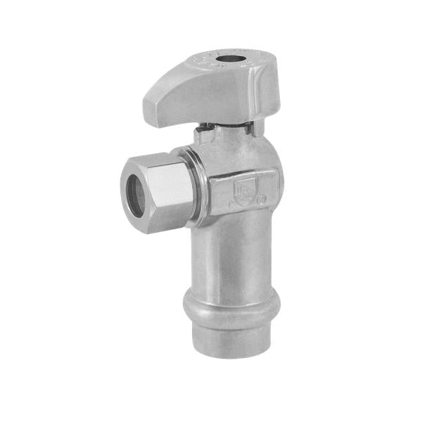 #26-1003P - 1/2" Press x 3/4" OD Supply Stop Angle