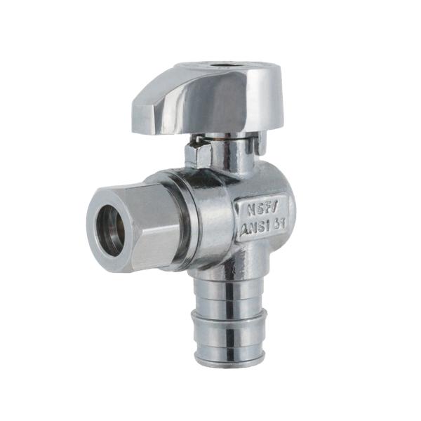 #26-1003PXCLF - 1/2" F1960 Pex x 3/8" OD 1/4 Turn Angle Stop