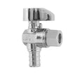 #26-1003PXLF - 1/2" Pex x 3/8" OD 1/4 Turn Angle Stop