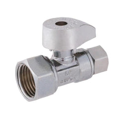 #26-1004LF - Lead Free 1/4 Turn Straight Supply Valve 1/2 FIP X 3/8 OD Compression
