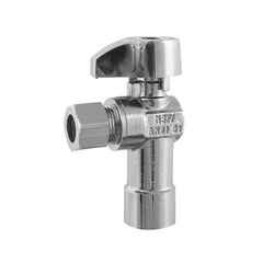 #26-1009LF - Lead Free 1/4 Turn Supply Valve 1/2 SWT X 3/8 OD Compression