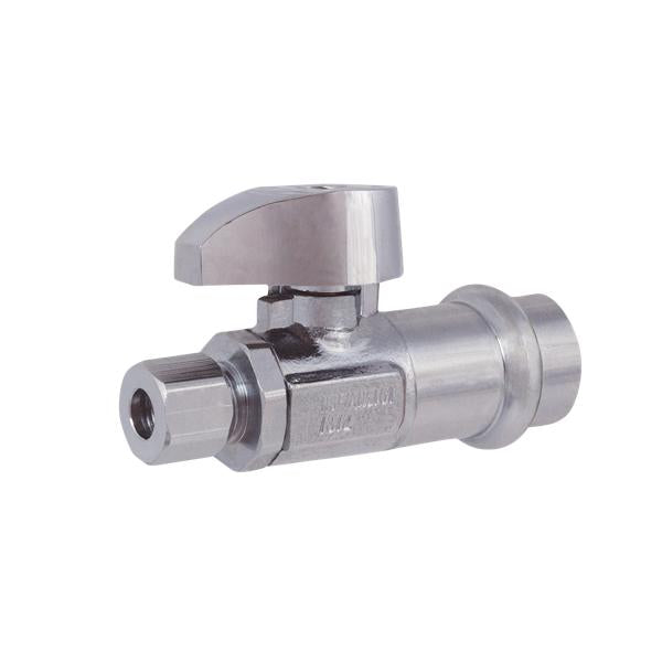 #26-1016P - Supply Stops for Press Straight/Chrome