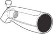 #TS154 - Diverter Tub Spout