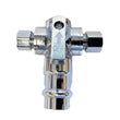 #Dual38 Multi Option Single Handle - 1/4 Turn Valve: 1/2" Press Inlet w Dual Outlet