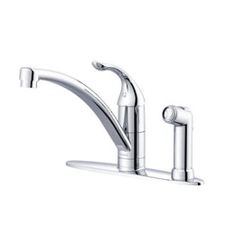#G0040015 Viper™ Single Handle Kitchen Faucet w/ Spray on Deck Aeration/ Spray