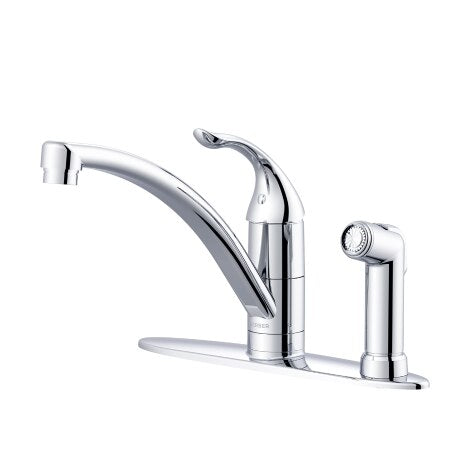 #G0040015 Viper™ Single Handle Kitchen Faucet w/ Spray on Deck Aeration/ Spray