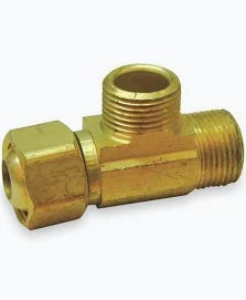 #HC3015 -  Three Way Brass Adapter