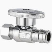 #P13120 - 1/2" F1960 Pex x 3/8" OD 1/4 Turn Straight Stop