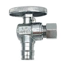 #P13110 - 1/2" F1960 Pex x 3/8" OD 1/4 Turn Angle Stop