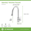 # SK6710PDSTS Symmons Stainless Steel Identity Kitchen Faucet