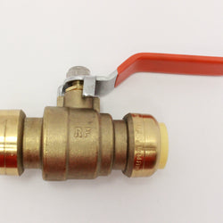 Lead Free 3/4 Push Fit Ball Valve With Drain And Drop Ear - 1 To 10 Pieces