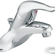 #L64625 Chateau Chrome One-Handle Low Arc Bathroom Faucet with Pop Up