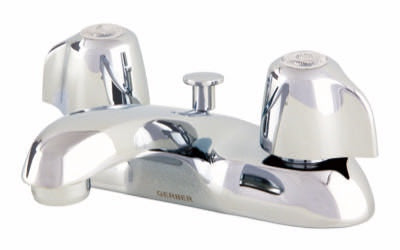 #GER43-431 Gerber Classics™ Two Handle Centerset Lavatory Faucet w/ Metal handles Less Drain w/ Pop-Up Hole & Stay