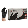 #GPNB46 Black Nitrile Gloves Large