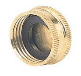 #HC4060 - 3/4”FHT Brass Hose Cap
