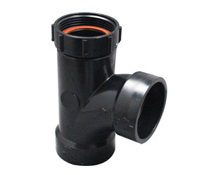 #HC9219 - ABS DWV 1-1/2 Sanitary Tee Sink Strainer Adapter