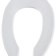 #TS295SSCT-WHITE - Open Front Less Cover Toilet Seat