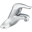 #L64600 Lav Chateau Chrome One-Handle Low Arc Bathroom Faucet Less Pop Up